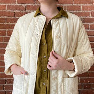 Everlane 'The Cotton Quilted Jacket' in Canvas